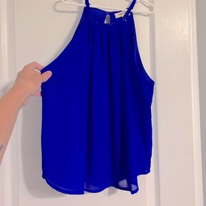 Royal blue Womens small tank top